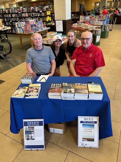 Alan Burton and Chuck Lanehart and friends at Barnes & Noble in Lubbock